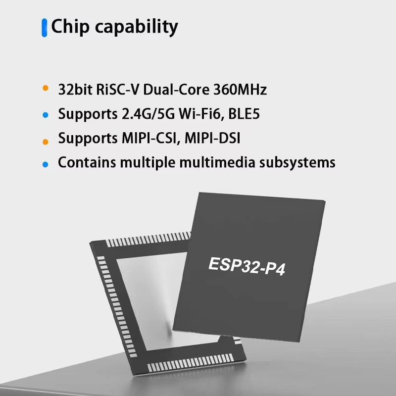 Espressif ESP32P4C5 Entwicklungsboard mit WTDKP4C5-S1-N16R32 Modul, Dual-Band 2.4G Wi-Fi 6 und BLE5 Wireless für FreeRTOS - Bild 4
