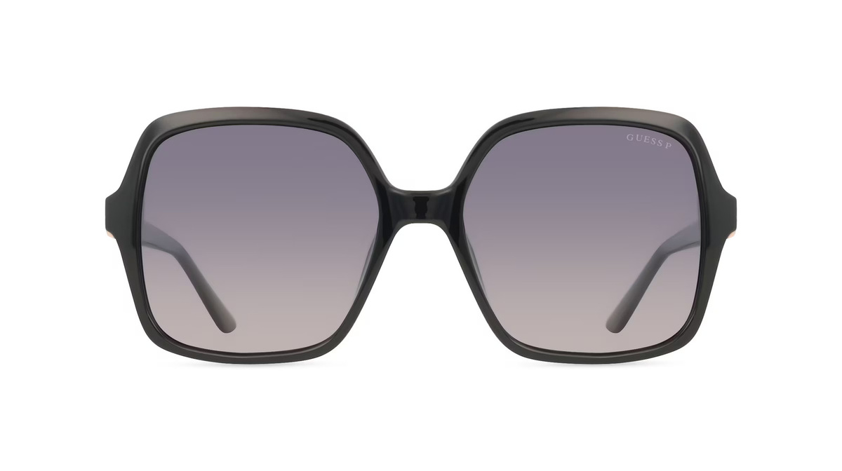 Guess GU00190 Sonnenbrille, Vollrand, Quadratisch, Kunststoff, schwarz, Damen - Bild 1