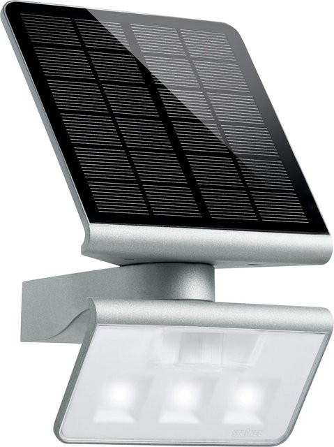 Steinel XSolar L-S LED-Solar-Außenwandleuchte mit Bewegungsmelder und Dämmerungssensor in Silber - Bild 1