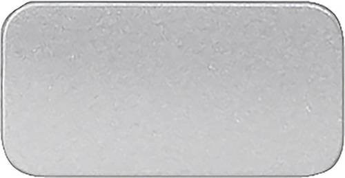 Siemens 3SB2901-2EM 3SB29012EM Bezeichnungsschild in Silber und Schwarz, 10 Stück - Bild 1
