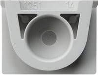 Gira Kabeleinführung AP-WG 000930 Adapter Weiß Aufputz - Bild 1