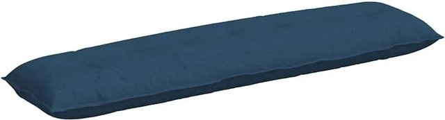 vidaXL Rückenkissen Blau aus Polyester mit abnehmbarem Bezug, B/H/T: 50 x 200 x 19 cm - Bild 1