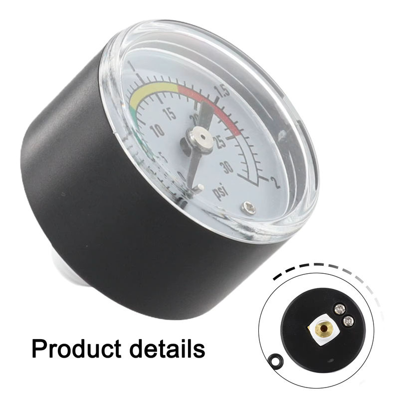 Intex Manometer mit O-Ring und Dual Scale für Sandfilterpumpen, Schwarz - Bild 2