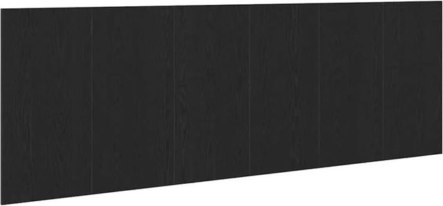 vidaXL Bettkopfteil in Schwarz mit Eichen-Optik, B/H/T: 160 x 80 x 1,5 cm - Bild 1