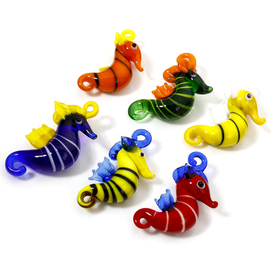 DoreenBeads Anhänger Seepferdchen, Glas, Bunt, Unisex - Bild 4