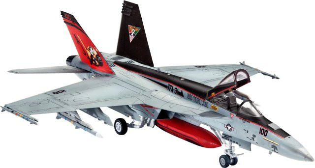 Revell F/A-18E Super Hornet, Model Set, 1:144, ab 8 Jahren - Bild 1