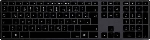 Matias Wireless USB-C Aluminium Tastatur Schwarz QWERTZ Deutsch - Bild 1