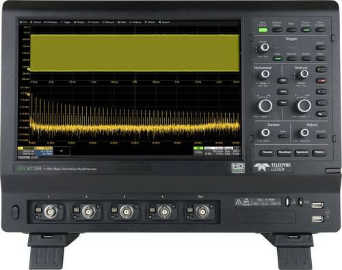Teledyne LeCroy HDO4104A Digital-Oszilloskop 1GHz 10 GSa/s 12.5 Mpts 12 Bit in Schwarz - Bild 1