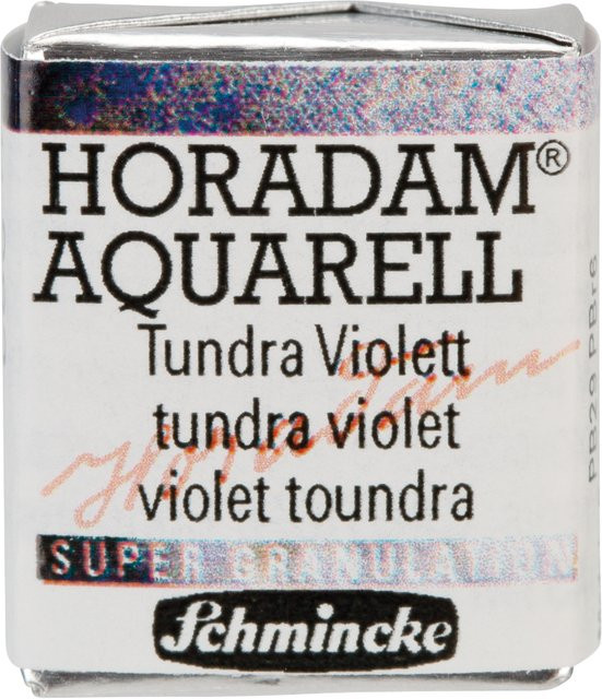 Schmincke HORADAM Aquarellfarbe Tundra Violett im 1/2 Näpfchen - Bild 1