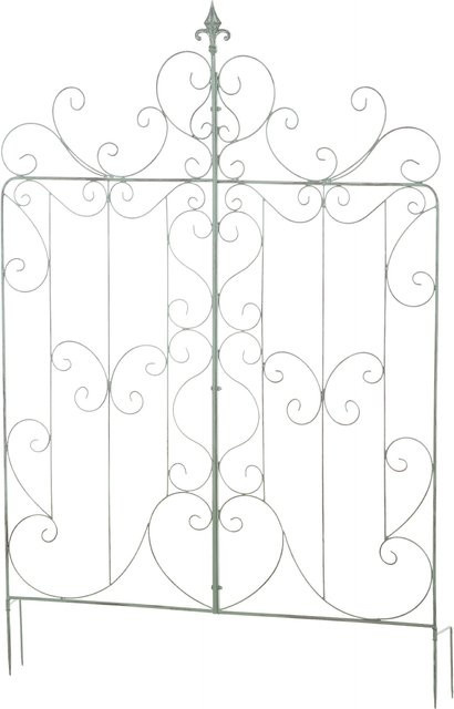 TPFGarden Rankgitter Mandarin aus Metall in Antik-Grün für Beet und Sichtschutz, H: 133 cm, B: 99 cm - Bild 1