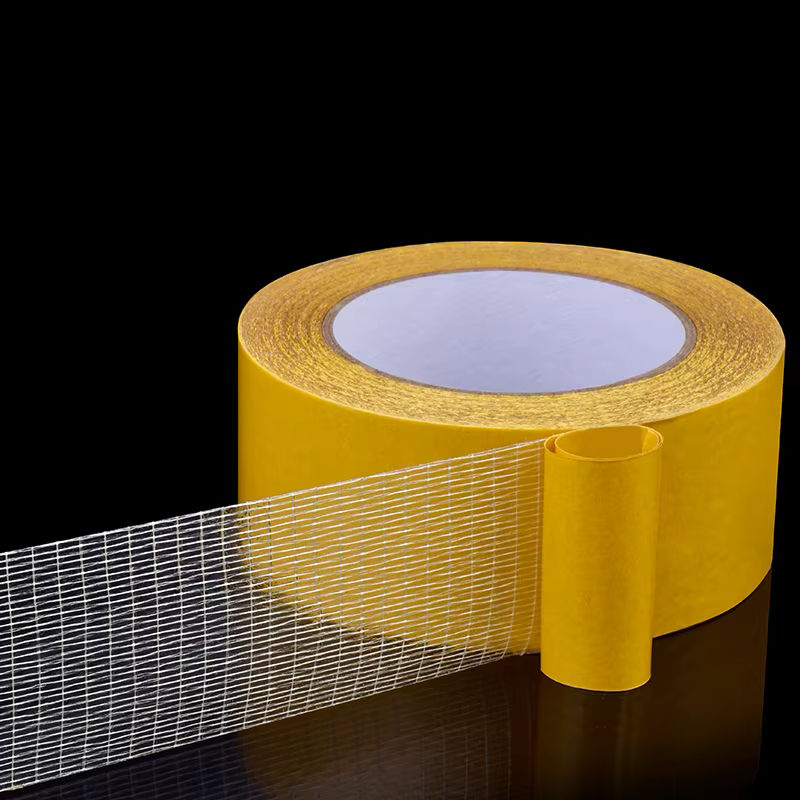 YX Transparentes doppelseitiges Mesh-Klebeband mit Glasgitter-Faserpaste, 20 m - Bild 4