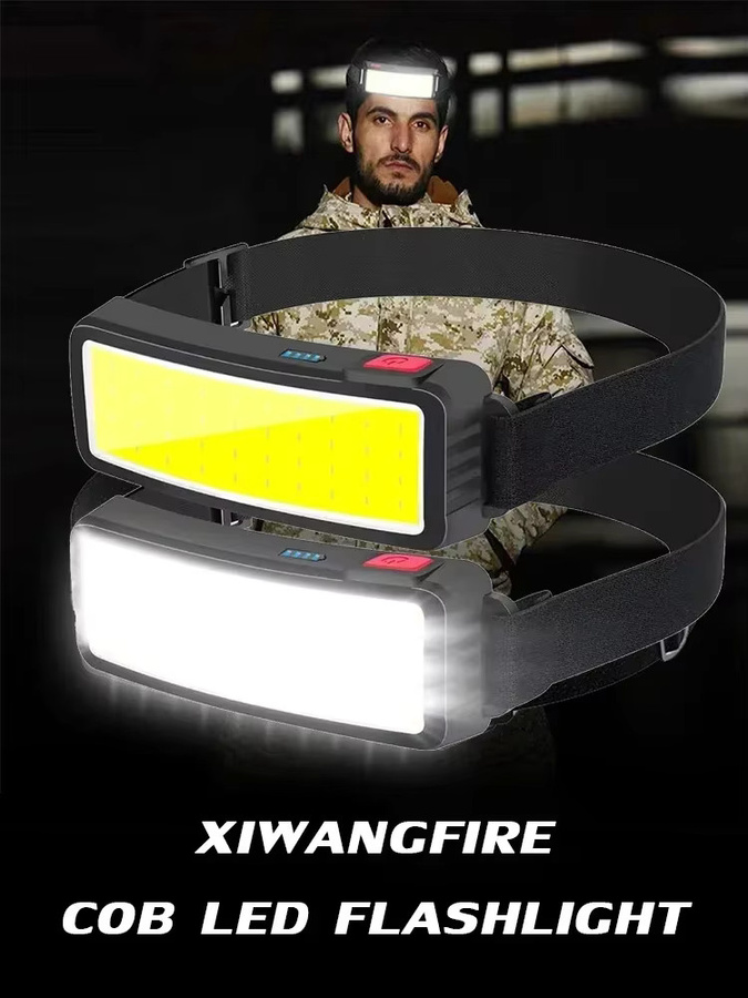 Heinast LED-Stirnlampe mit COB-Flutlicht, 180 Grad Abstrahlwinkel, Schwarz, wiederaufladbar via USB - Bild 7