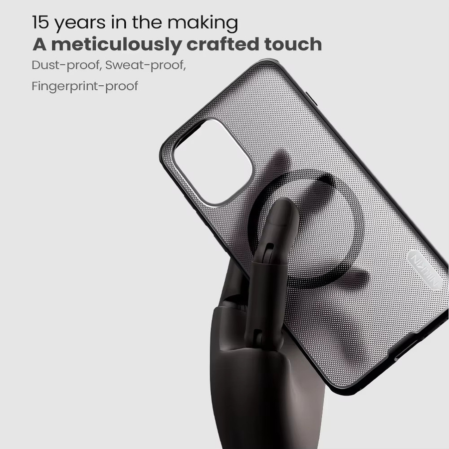 Nillkin Super Frosted Shield Pro Magnetische Handyhülle für OnePlus 15 15R ACE 6 ACE 6T in Schwarz - Bild 2