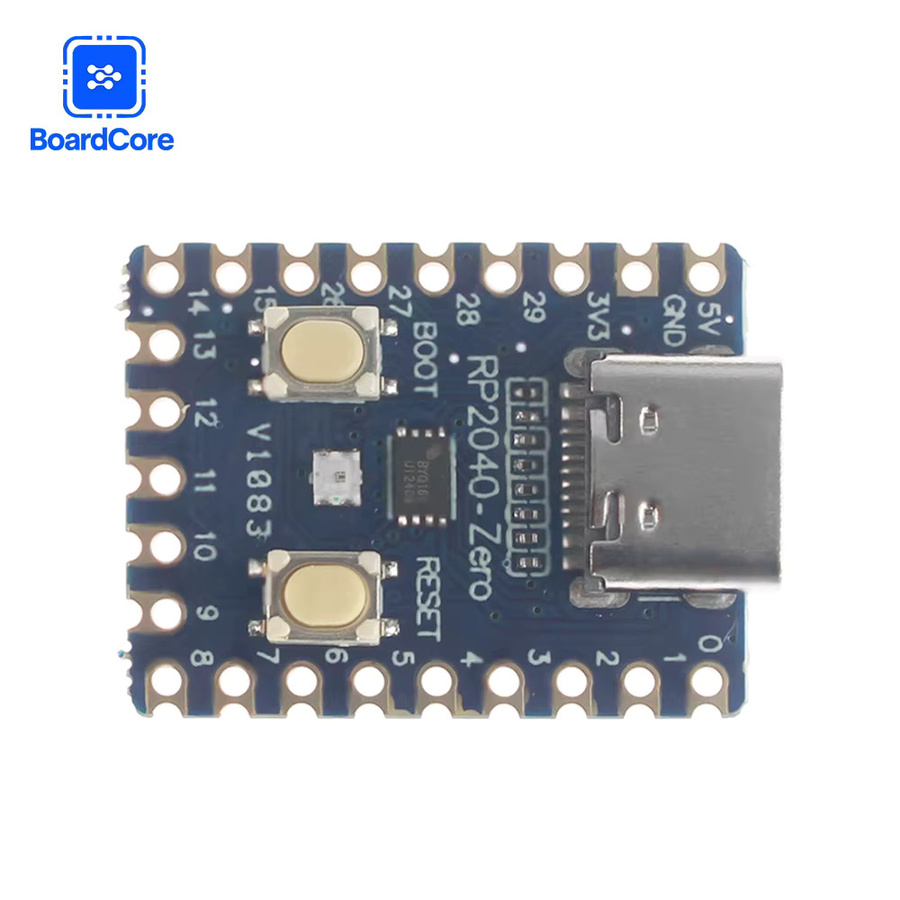 Raspberry Pi RP2040-Zero Mikrocontroller Development Board in Blau mit Dual-Core Cortex M0+ Prozessor und 2 MB Flash - Bild 2