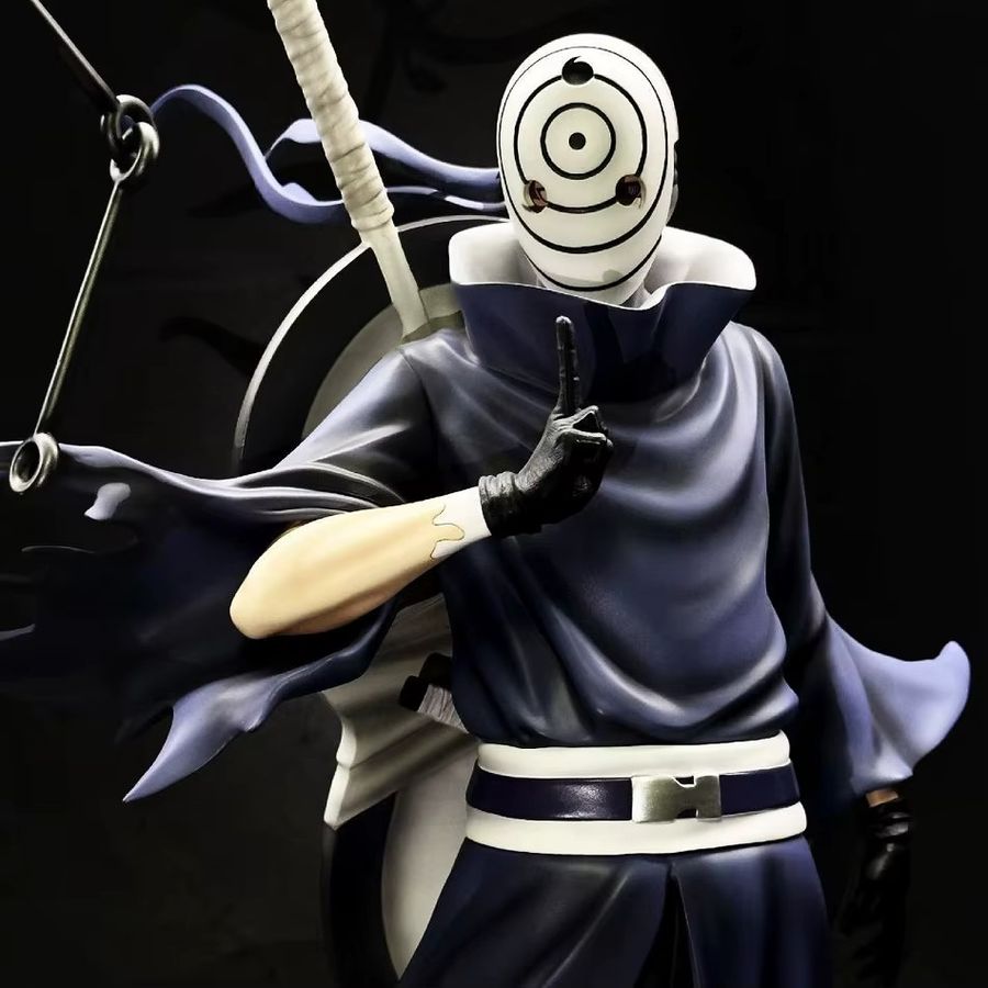 Bandai Naruto Anime Figur Uchiha Obito Doppelköpfige Actionfigur aus PVC als Sammlerstück und Desktop Ornament - Bild 2