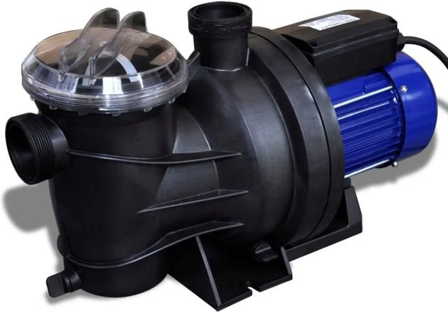 vidaXL Schwimmbadpumpe Elektronische Umwälzpumpe Blau 1200W - Bild 1