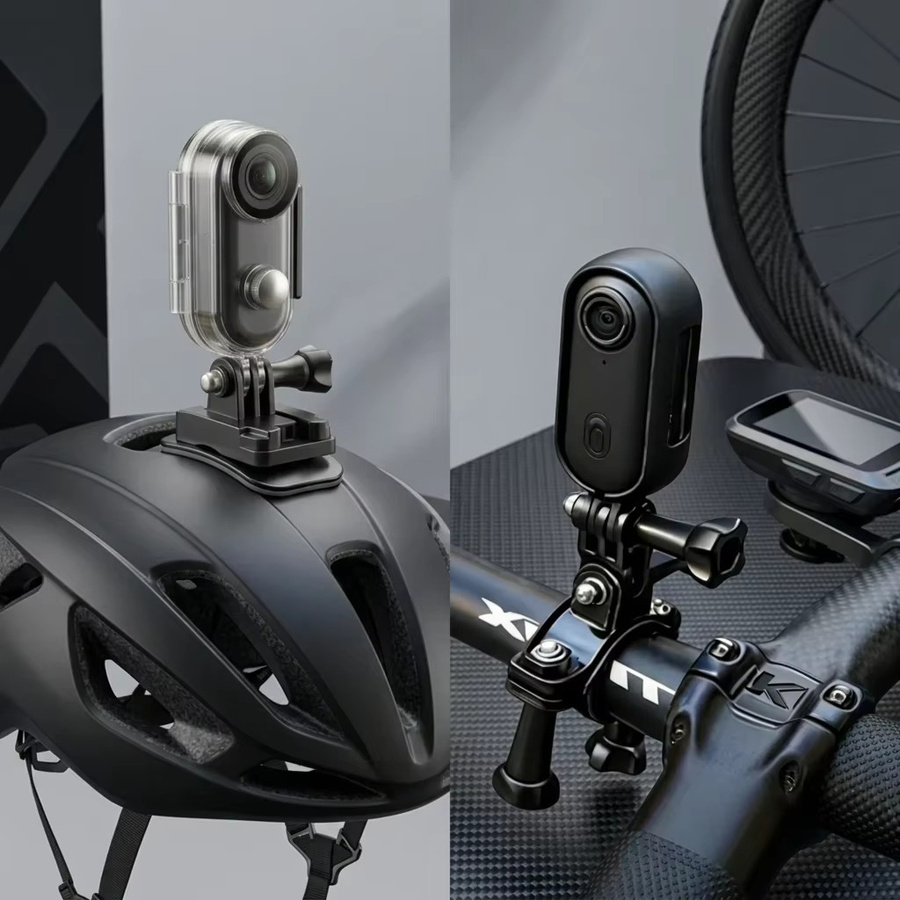 JETO 4K Action-Kamera mit Anti-Shake-Funktion als Mini-Bodycam in Schwarz für POV-Videoaufnahmen beim Angeln, E-Bike oder Motorradfahren - Bild 2