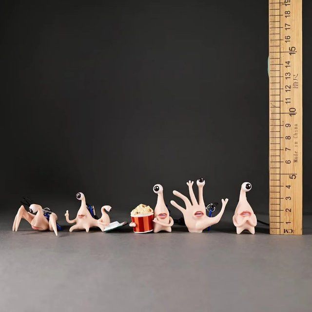 Bandai Parasyte Migi Anime Sammelfiguren Set aus 5 Teilen als Schreibtischdeko und Geschenk - Bild 1