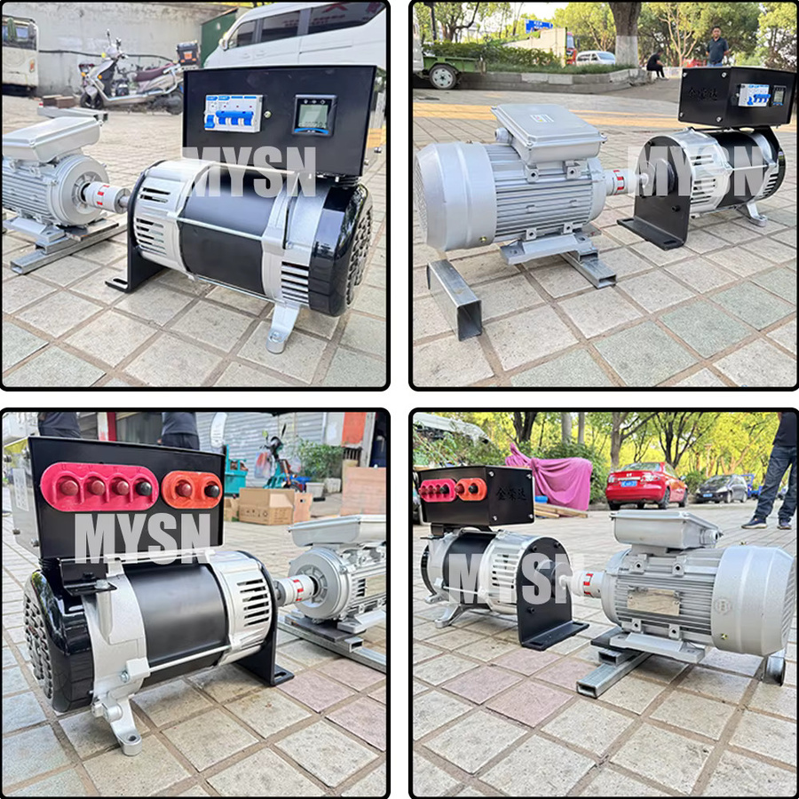 MYSN Tragbarer Permanentmagnet-Generator 100KW 380V 50Hz Dynamo für Windturbinen, Outdoor und Heimgebrauch - Bild 6