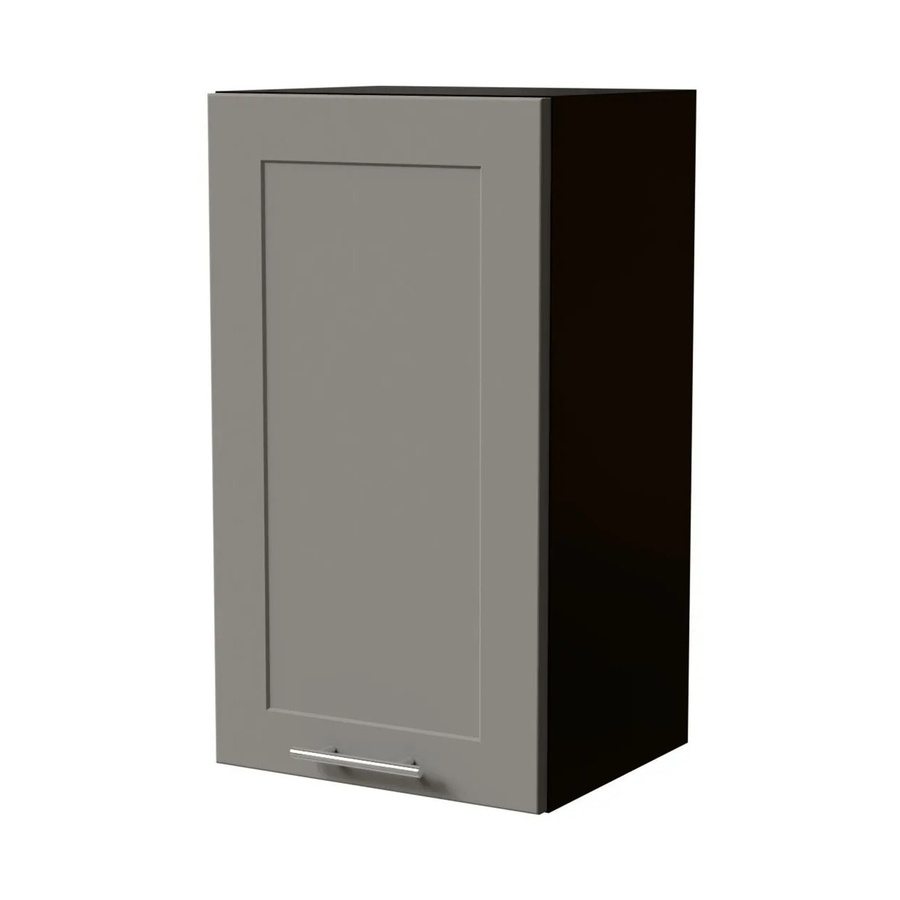 Feldmann-Wohnen Hängeschrank Oslo Küchenschrank Schwarz und Staubgrau Matt B/T/H: 40 x 32,5 x 72 cm - Bild 2