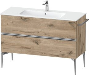 Duravit Waschtischunterschrank Sivida mit 2 Schubladen, Farbe: Eiche Marmor, B/T/H: 121 x 59,1 x 47,7 cm - Bild 1
