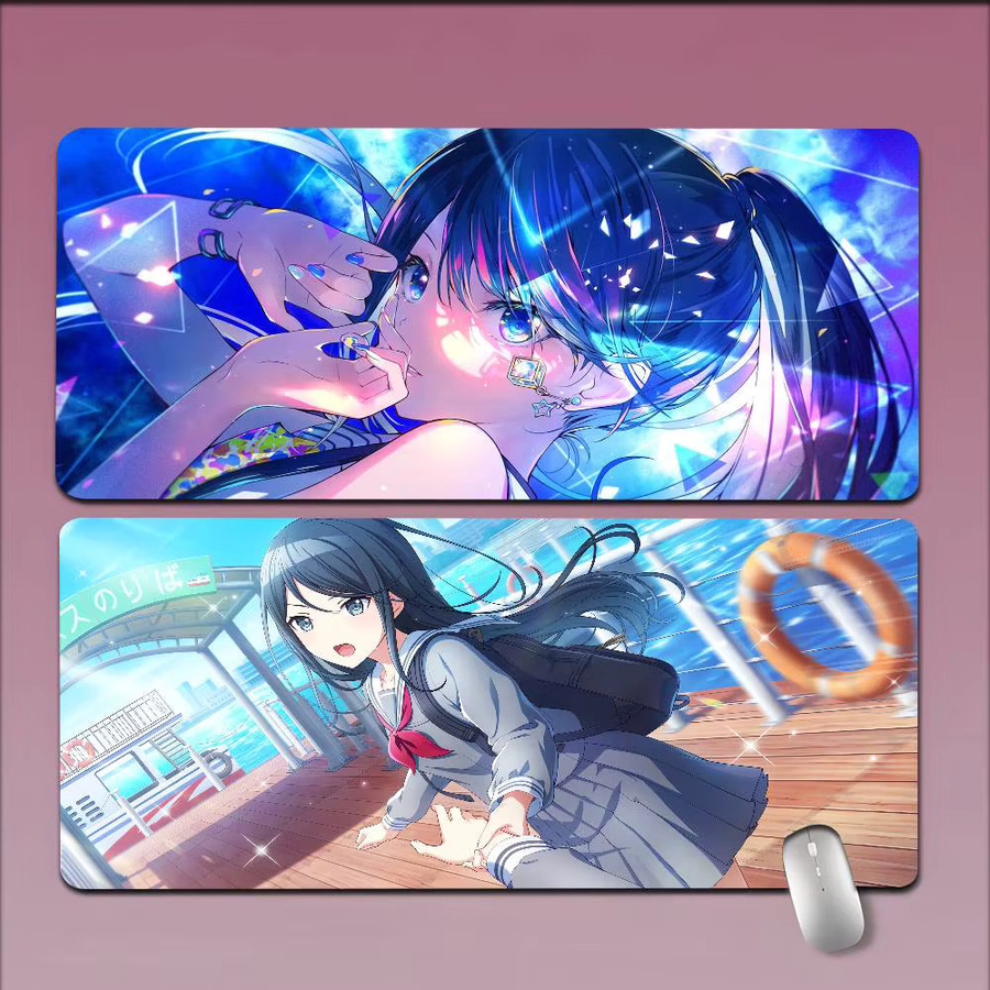 Moetch Anime Mousepad H-hoshino I-ichika XXL Rutschfest für Büro und E-Sport, Mehrfarbig - Bild 2