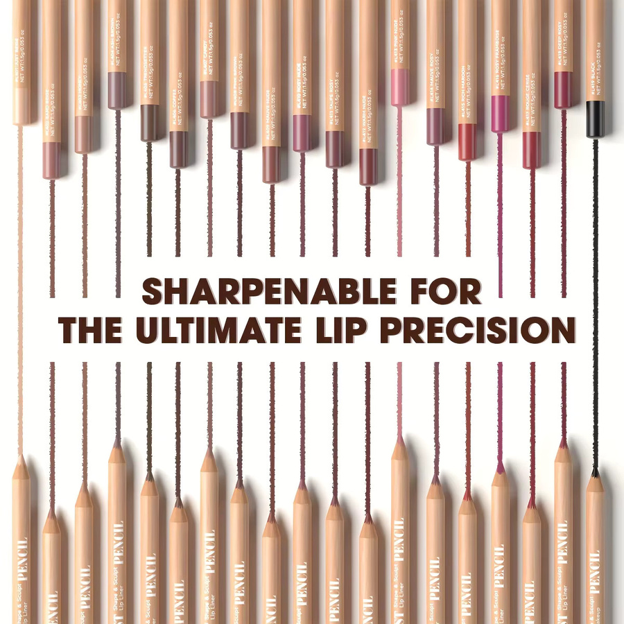 FACESECRET Lipliner-Set, 8-teilig, matt, nackt, Unisex - Bild 3