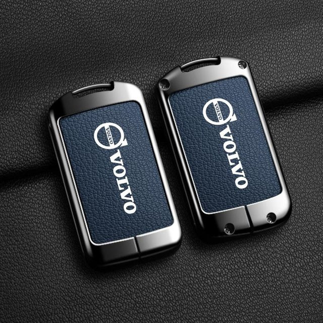 Schutzhülle aus Zinklegierung für Volvo Schlüssel XC60 XC40 XC90 S90 V60 S60 V90 C40 Polestar 1 Polestar 2 in Grau - Bild 1