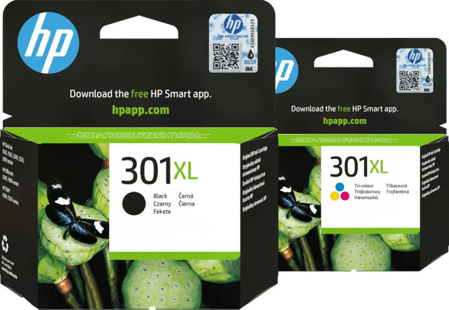 HP 301XL Tintenpatronen Multipack für Inkjet-Drucker, Mehrfarbig - Bild 1