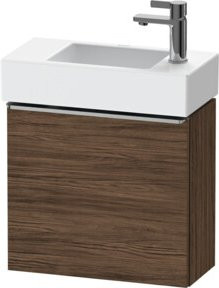 Duravit Waschtischunterschrank D-Neo in Braun, Wandhängend, 1 Tür, B: 48,4 cm, T: 22,2 cm, H: 44,0 cm - Bild 1
