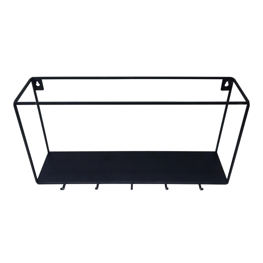 Mömax Wandboard Mila aus Metall in Schwarz B: 40 cm, H: 20 cm, T: 13 cm - Bild 2