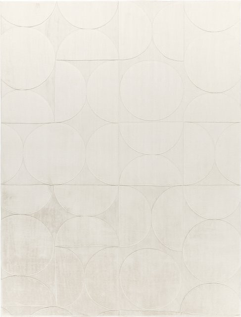Fellteppich Lelystar in Creme mit High-Low-Effekt, rutschfest und unterfahrbare Fußbodenheizung, B/T: 200 x 280 cm - Bild 1