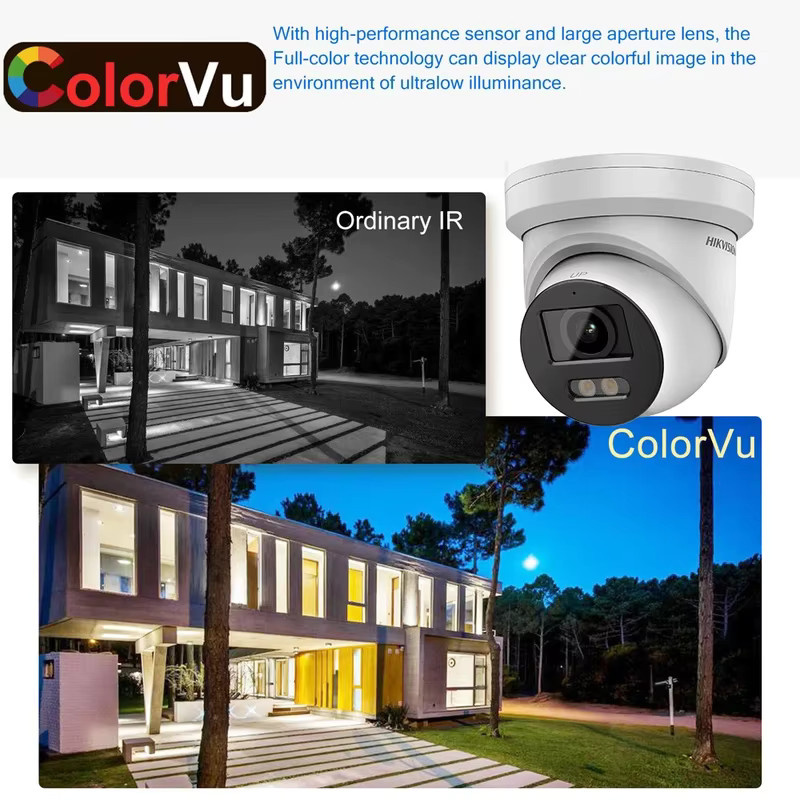 Hikvision DS-2CD2383G2-LI2U/SL 4K 8MP IP-Kamera mit Smart Hybrid Light, Acusense, Arrayed Mic, Speaker und Warnlicht in Rot und Blau - Bild 3