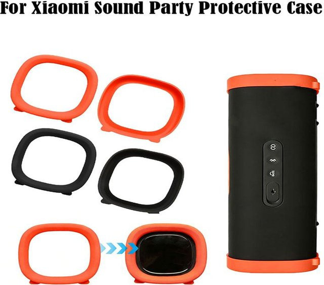 Rutschbares Silikonhüllenset für Xiaomi Sound Party Speaker in Orange - Bild 1