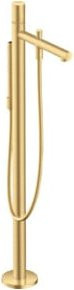 Hansgrohe Axor Uno WA-EHM Duschset für die Badewanne, Bodenmontage, Einhebelmischer, Messing gebürstet Gold - Bild 1