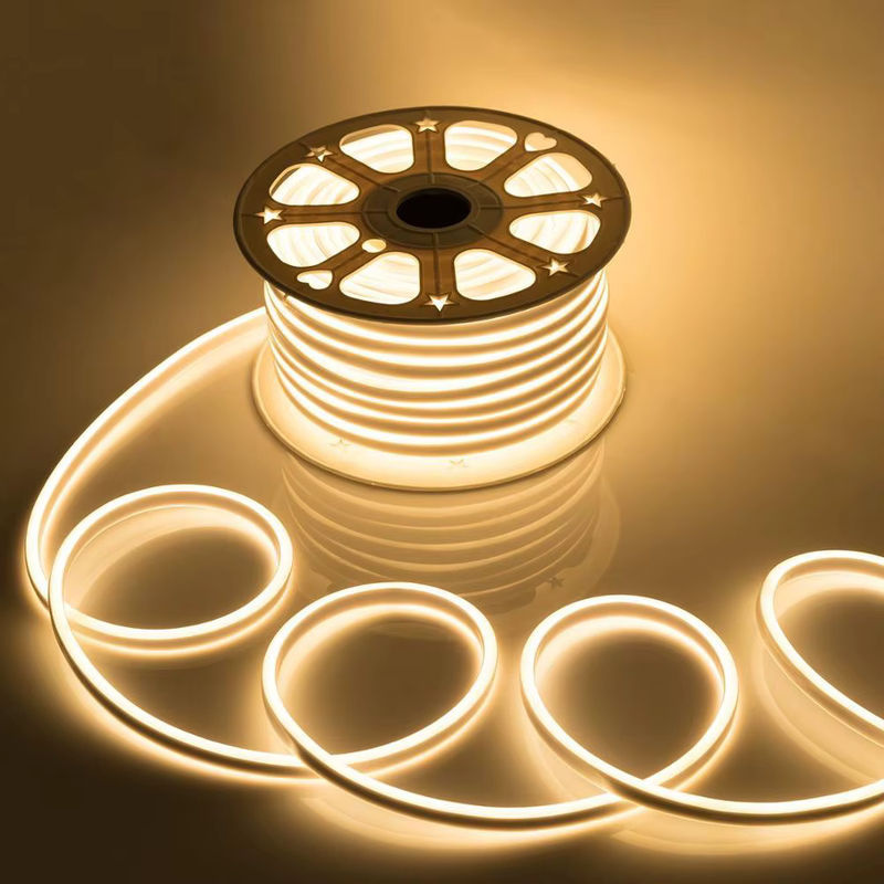 XUNATA LED-Neonstreifen Warmweiß, Wasserdichter LED-Neon-Flex für den Außenbereich, 220 V, 120 LEDs/m - Bild 2