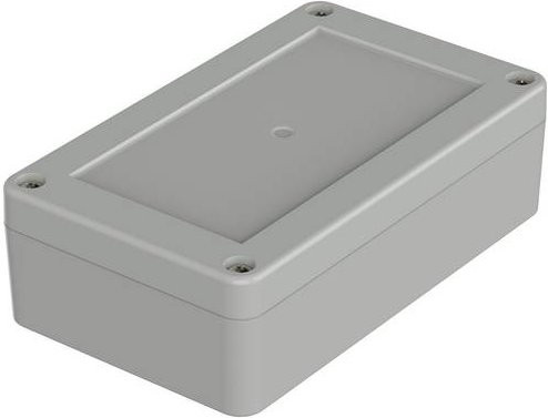 Bopla Euromas X XT Elektronikgehäuse aus ABS in Lichtgrau RAL 7035, B/T/H: 125 x 75 x 37,20 mm - Bild 1