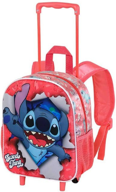 Lilo & Stitch Thing-Kleiner 3D Rucksack mit Rädern, Rosa - Bild 1