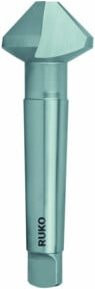 RUKO Kegel- und Entgratsenker DIN 335 Form D 90 Grad HSS in Silber, D1: 3,8 mm, D2: 26,0 mm - Bild 1
