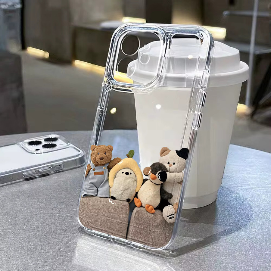 Transparente Handyhülle für Samsung Galaxy Modelle A14 A15 A17 A33 A34 A35 A36 A54 A55 A56 A57 S23 S24 S25 S26 Ultra Plus FE Android Phone Case - Bild 1