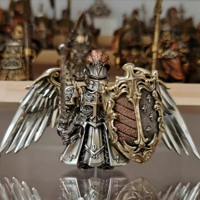 Bandai Ritter Templer Figur, Metall, Kupfer, Einzelfigur - Bild 2