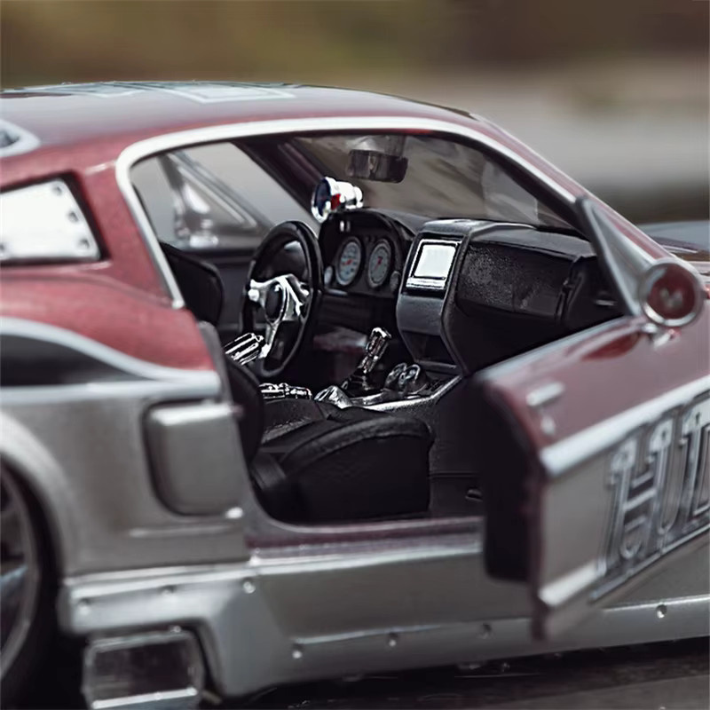 Maisto Harley Mustang GT, Sportwagen Modell, 1:24, Metall, Grau - Bild 4