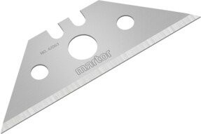 MARTOR Trapezklingen aus Edelstahl, 10 Stück, Farbe Silber - Bild 1