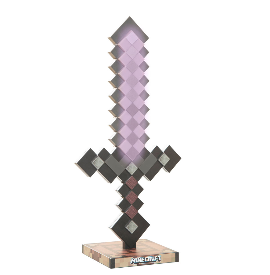 Roba LED-Tischlampe Netherite Minecraft, Multicolor, mit aufladbarem Akku - Bild 1