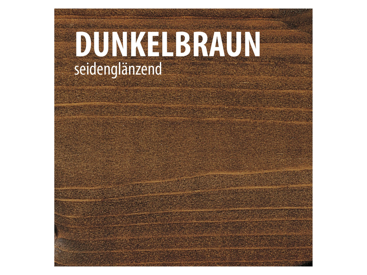 Baufix Zaun- und Gartenlasur Dunkelbraun Seidenglänzend 5 l - Bild 2