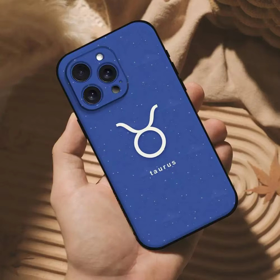 Taurus Bull Stoßfeste Handyhülle für iPhone in Blau - Bild 4