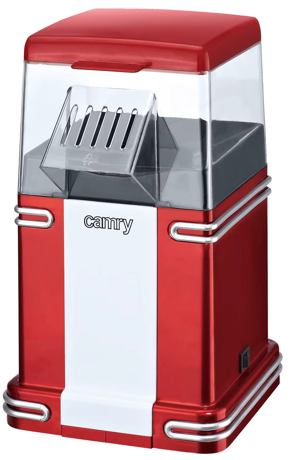 Camry Popcornmaschine mit 1200W Heißluft-Zubereitung in Rot - Bild 3