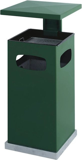 PROREGAL Metall Kombischrank mit abnehmbarem Dach in Grün, H x B x T: 91 x 39,5 x 39,5 cm - Bild 1