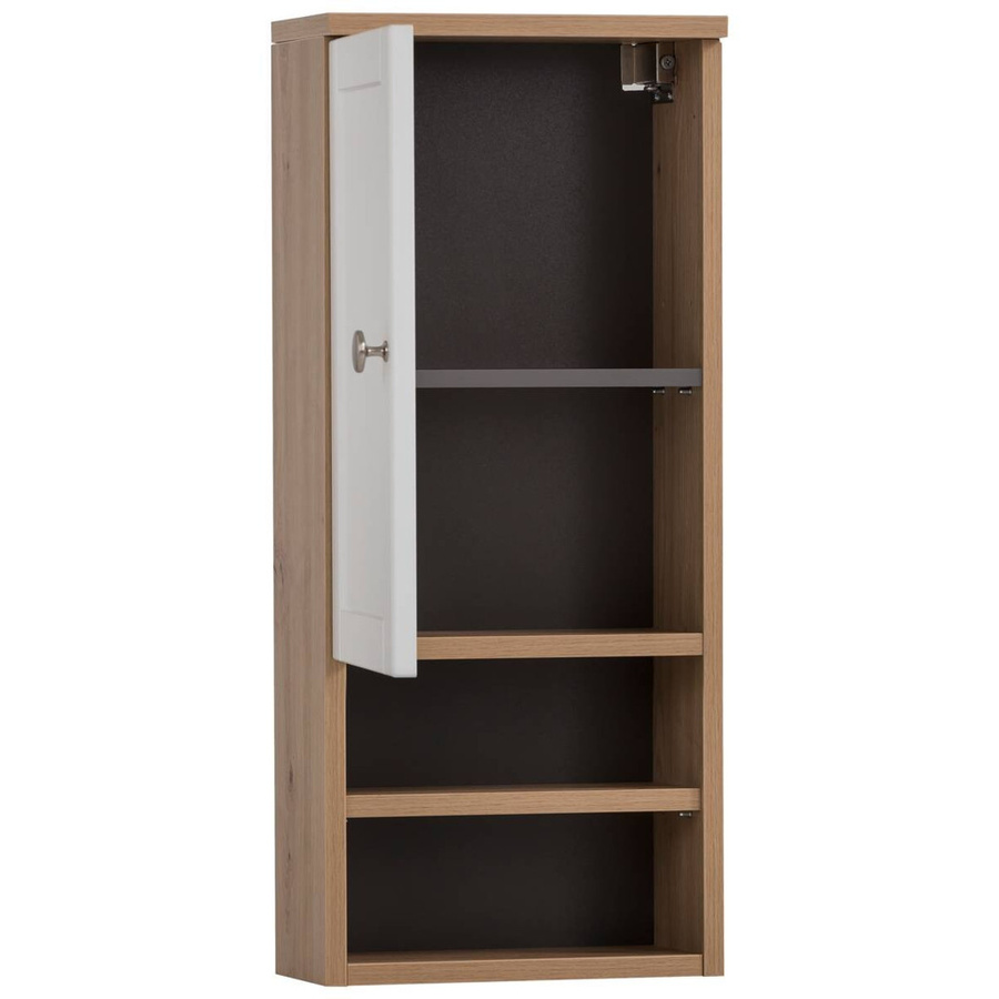 Hängeschrank Jesper Badschrank in Eiche Artisan Nachbildung Weiß Matt B/H/T: 30,3 x 70 x 16 cm - Bild 2