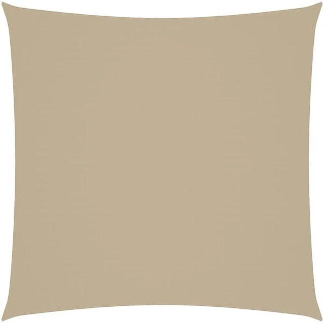 vidaXL Sonnensegel aus PU-beschichtetem Oxford-Gewebe, quadratisch, Beige, 6 x 6 m - Bild 1
